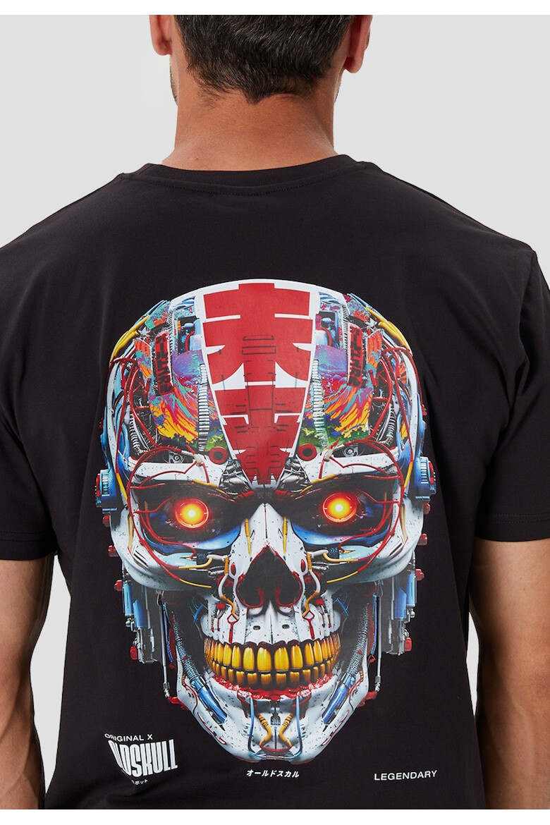 Oldskull Tricou cu imprimeu pe spate - Pled.ro