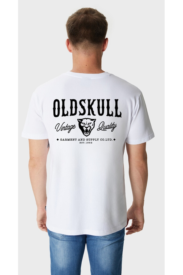 Oldskull Tricou de bumbac cu imprimeu - Pled.ro