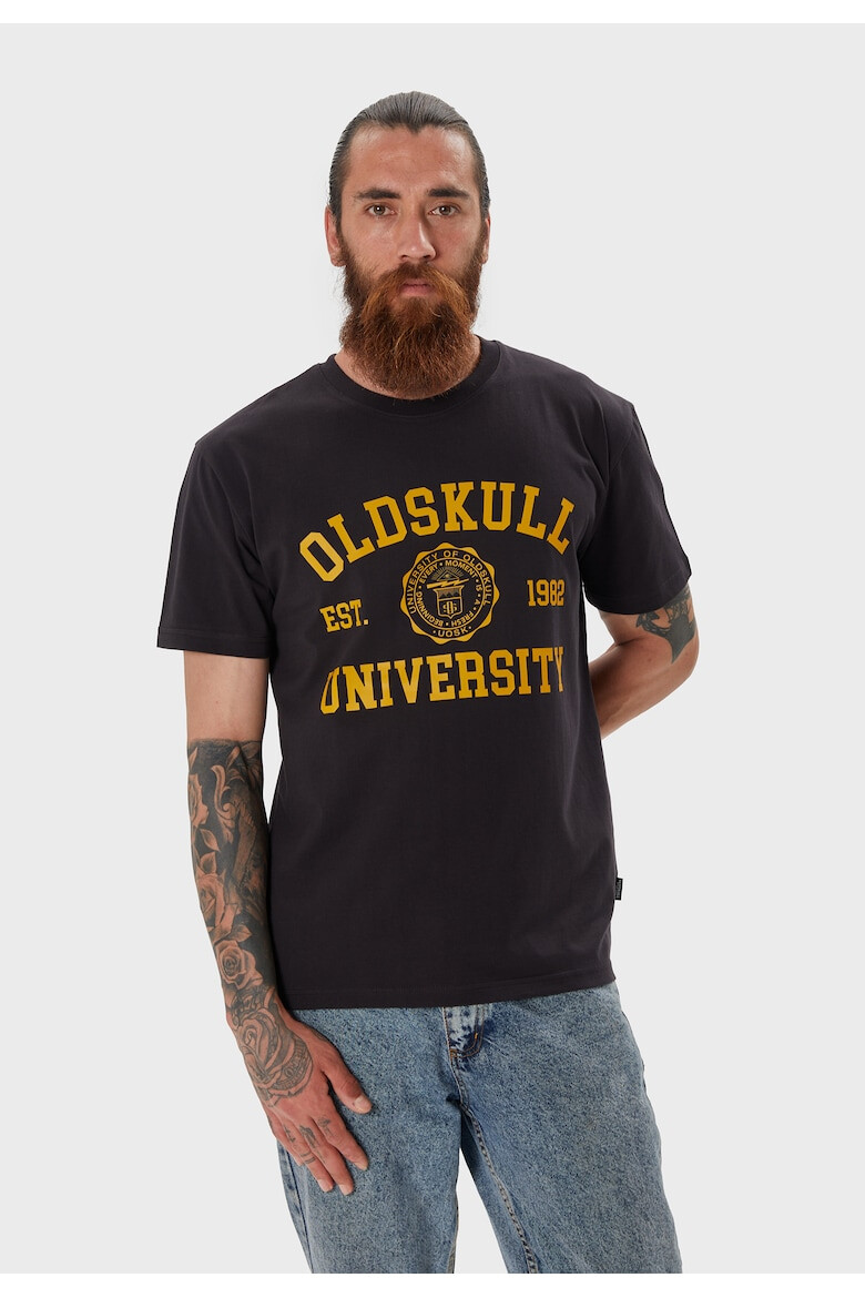 Oldskull Tricou de bumbac cu imprimeu - Pled.ro