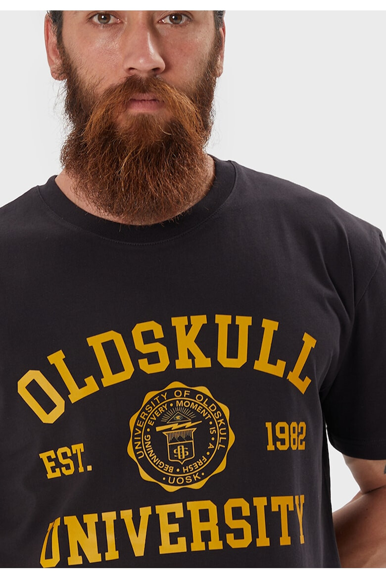 Oldskull Tricou de bumbac cu imprimeu - Pled.ro