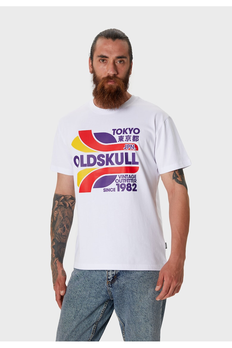 Oldskull Tricou de bumbac cu imprimeu - Pled.ro