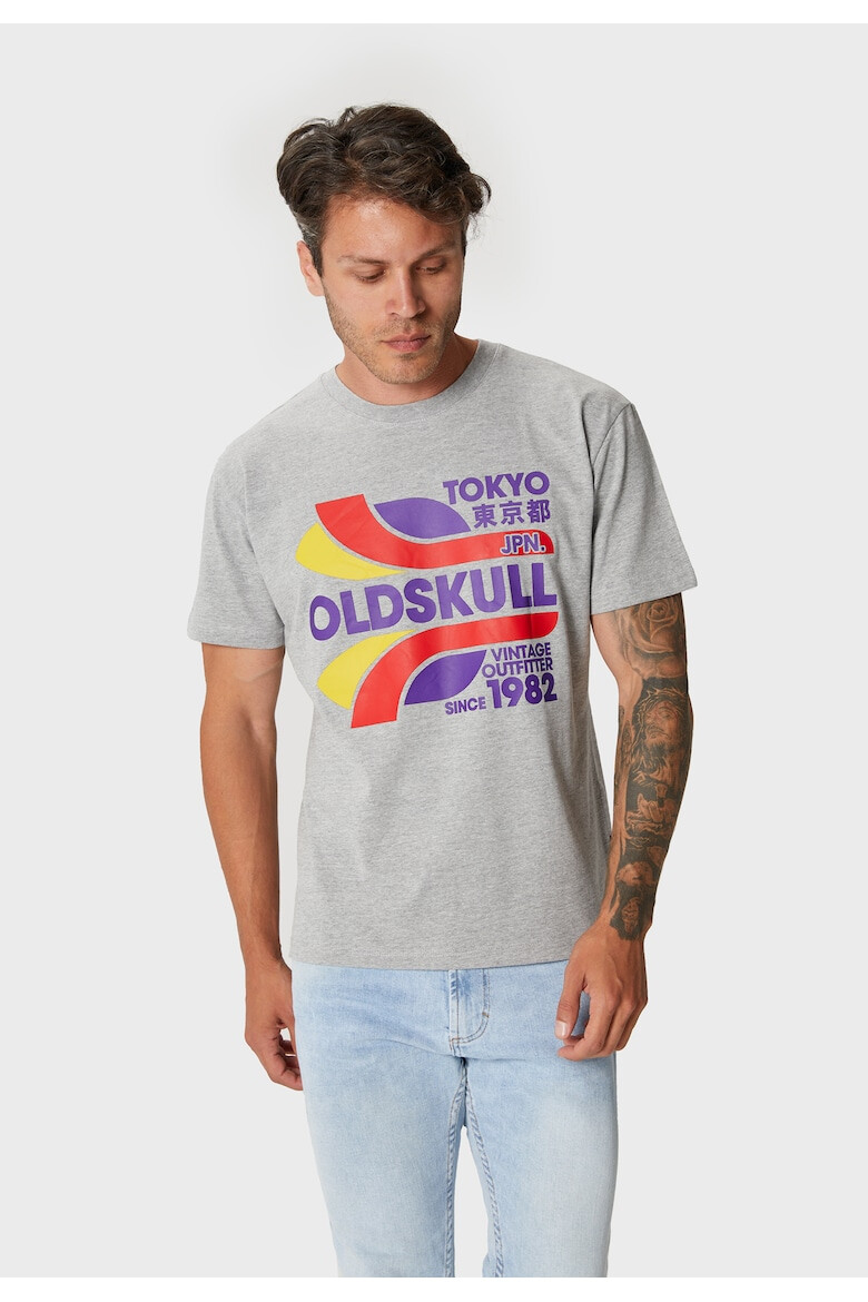 Oldskull Tricou de bumbac cu imprimeu - Pled.ro