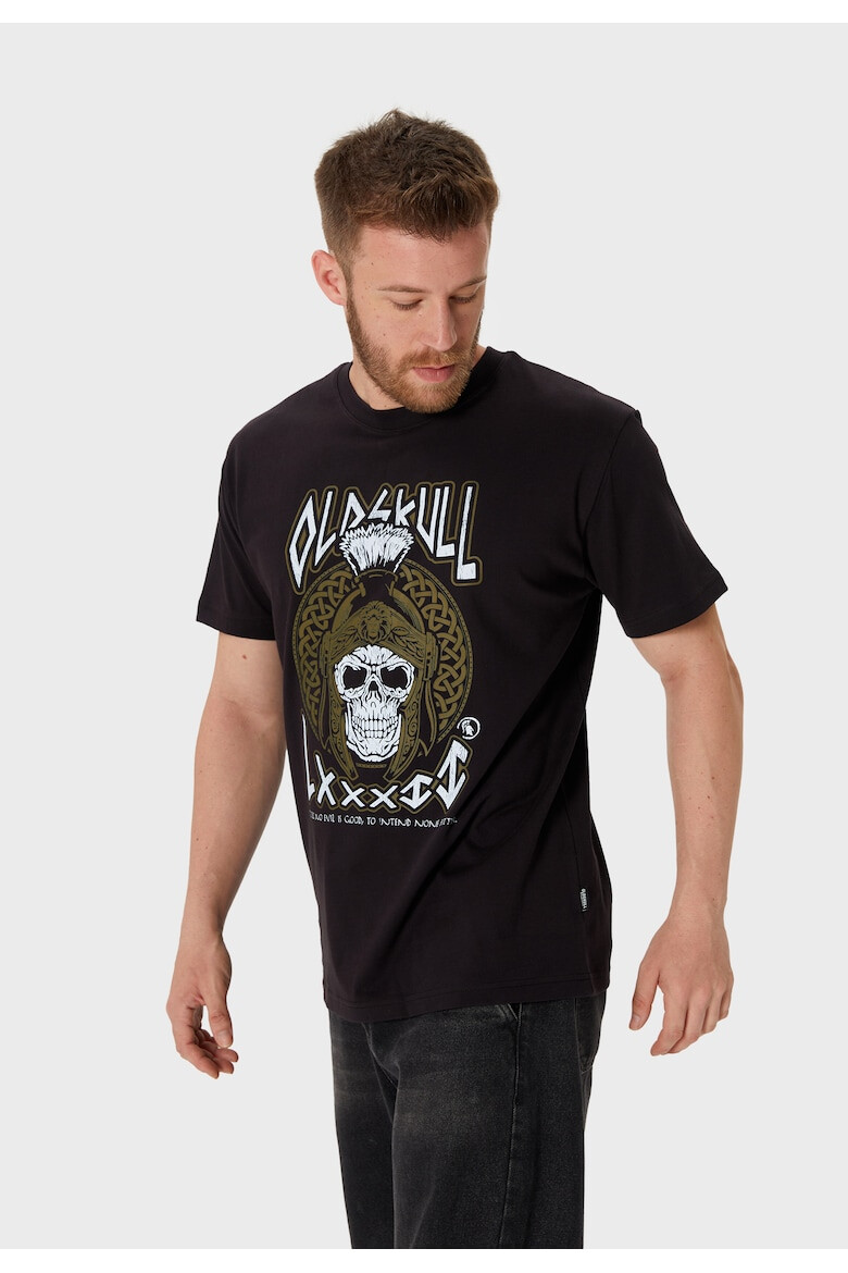 Oldskull Tricou de bumbac cu imprimeu - Pled.ro