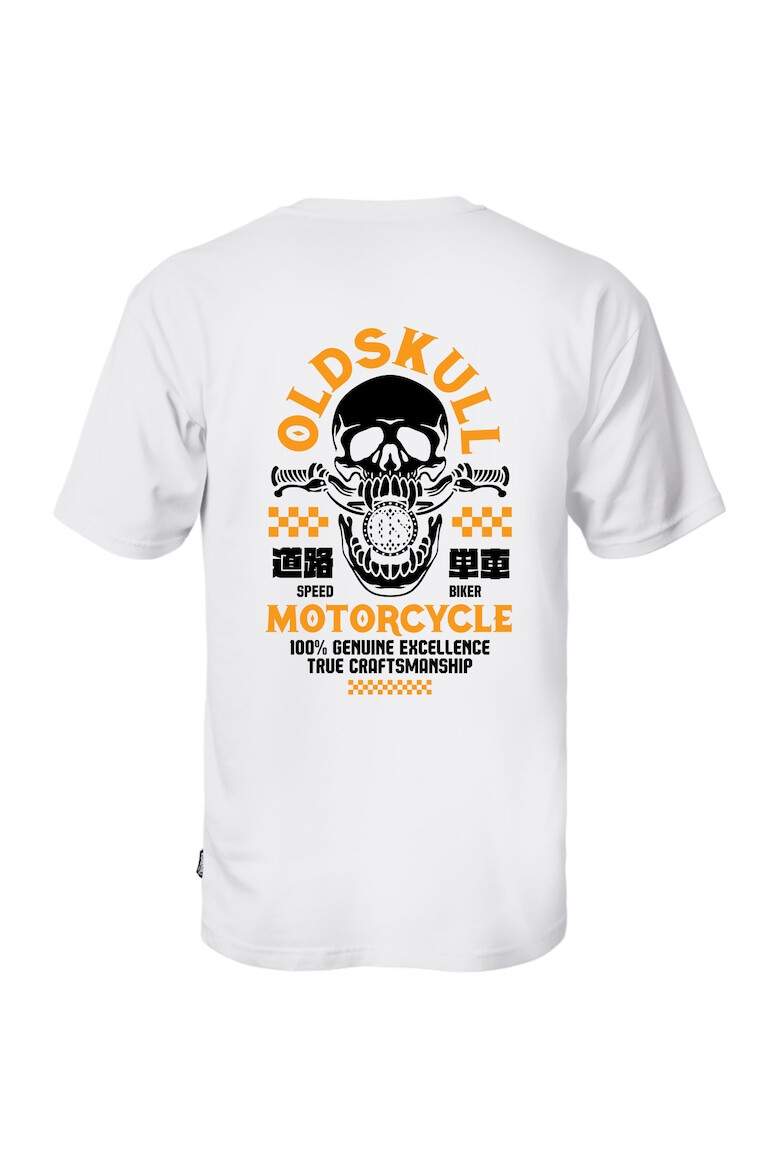 Oldskull Tricou de bumbac cu imprimeu - Pled.ro