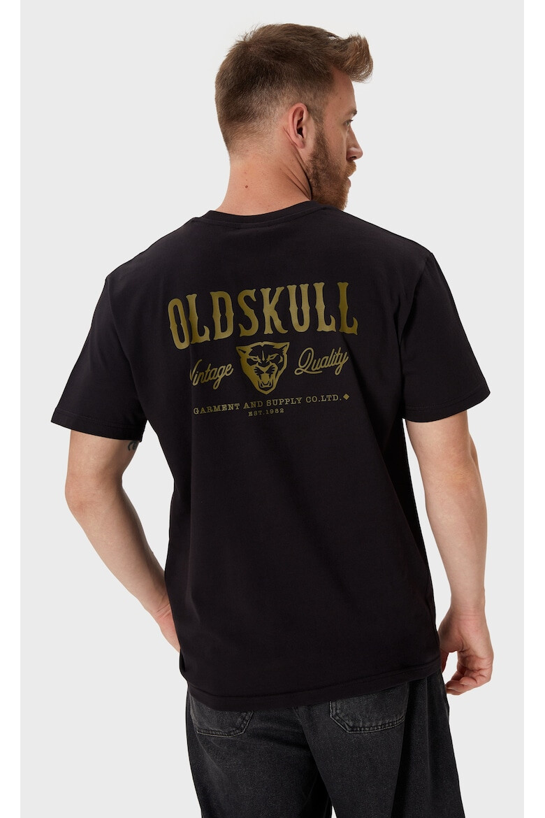 Oldskull Tricou de bumbac cu imprimeu - Pled.ro