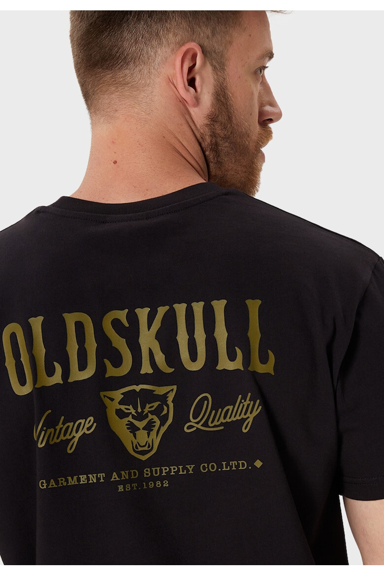 Oldskull Tricou de bumbac cu imprimeu - Pled.ro