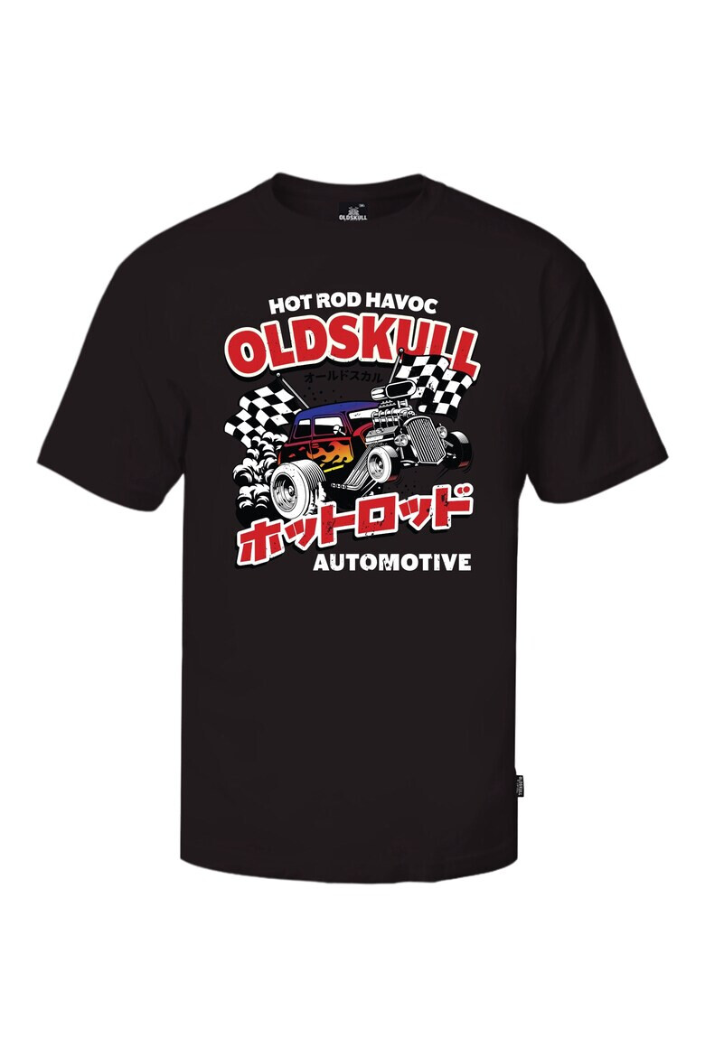 Oldskull Tricou de bumbac cu imprimeu - Pled.ro