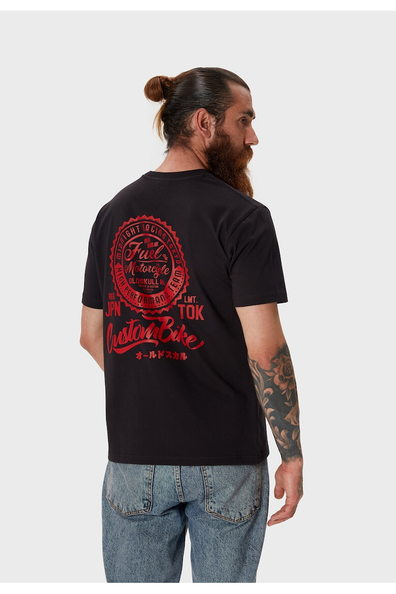 Oldskull Tricou de bumbac cu imprimeu - Pled.ro