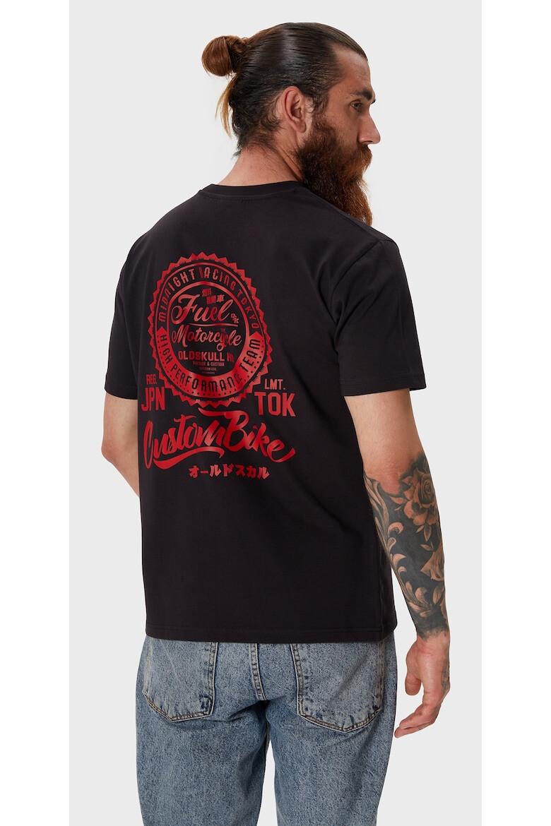 Oldskull Tricou de bumbac cu imprimeu - Pled.ro