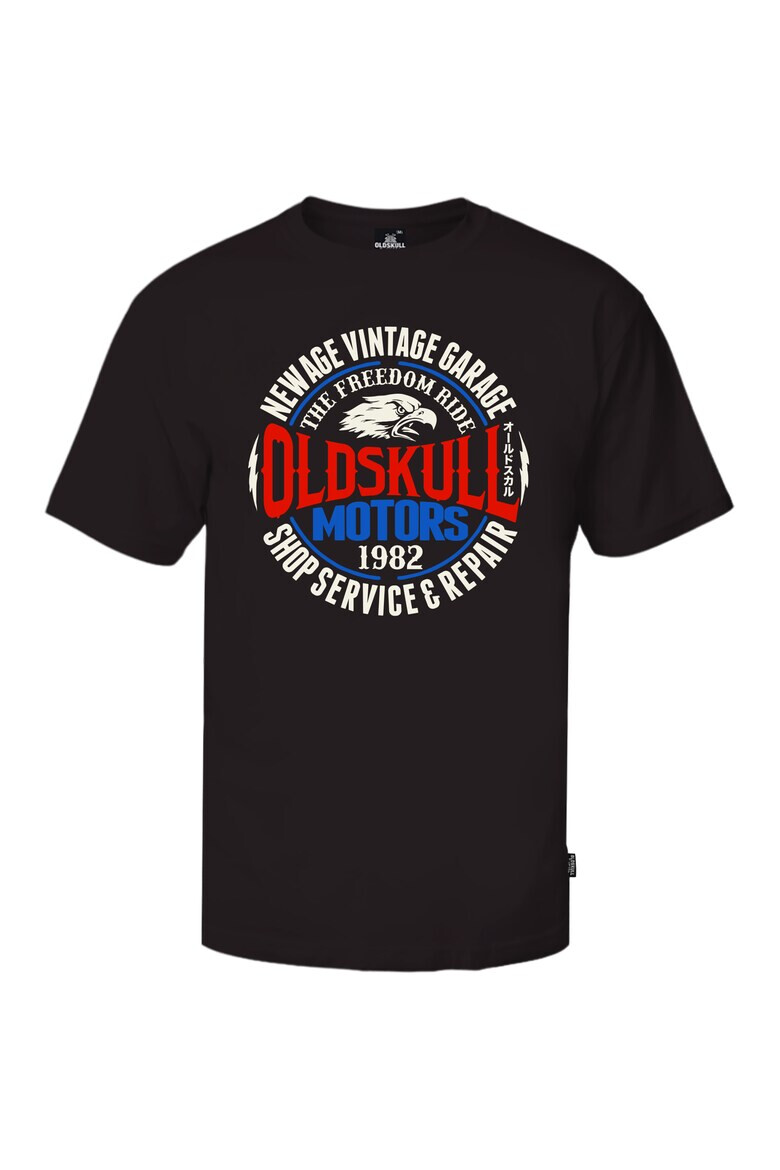 Oldskull Tricou de bumbac cu imprimeu - Pled.ro