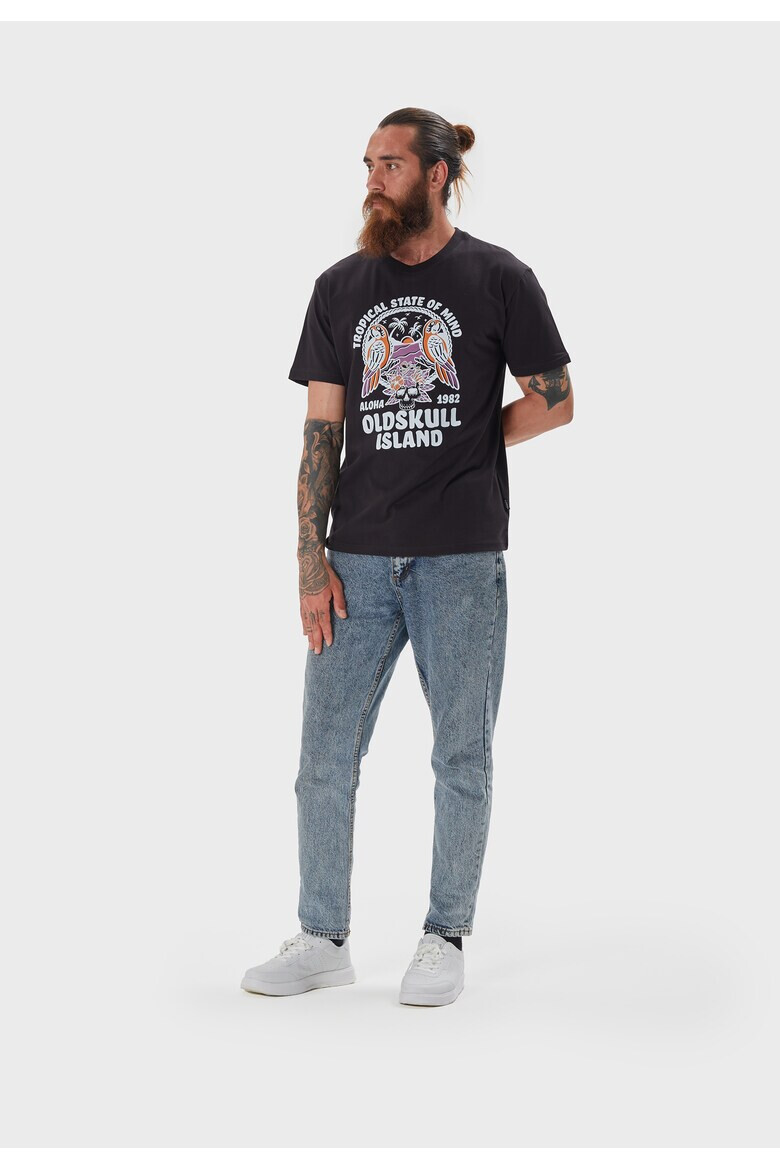 Oldskull Tricou de bumbac cu imprimeu - Pled.ro