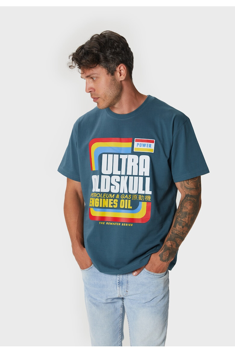 Oldskull Tricou de bumbac cu imprimeu - Pled.ro