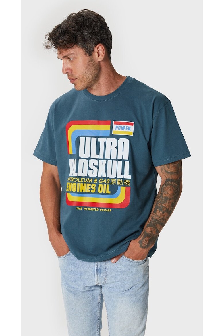 Oldskull Tricou de bumbac cu imprimeu - Pled.ro