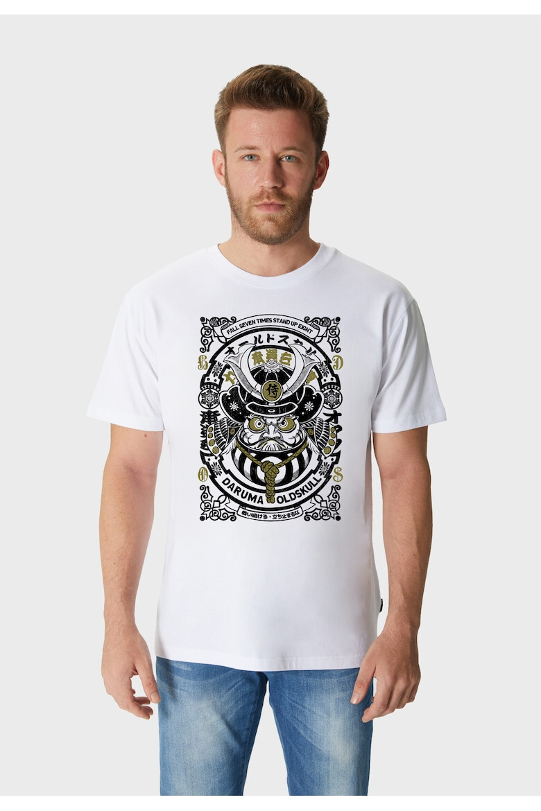 Oldskull Tricou de bumbac cu imprimeu grafic - Pled.ro