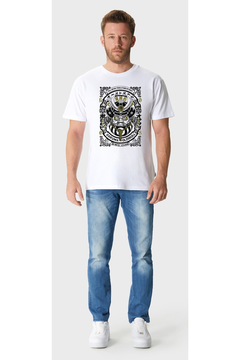 Oldskull Tricou de bumbac cu imprimeu grafic - Pled.ro