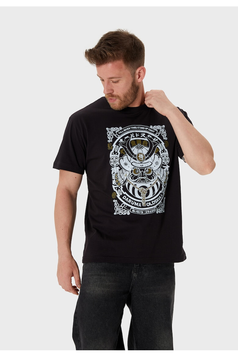 Oldskull Tricou de bumbac cu imprimeu grafic - Pled.ro