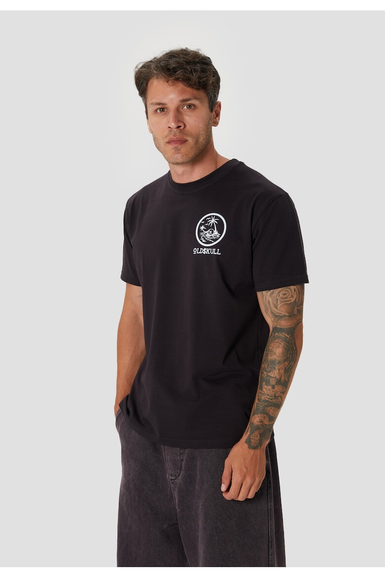 Oldskull Tricou de bumbac cu imprimeu grafic - Pled.ro