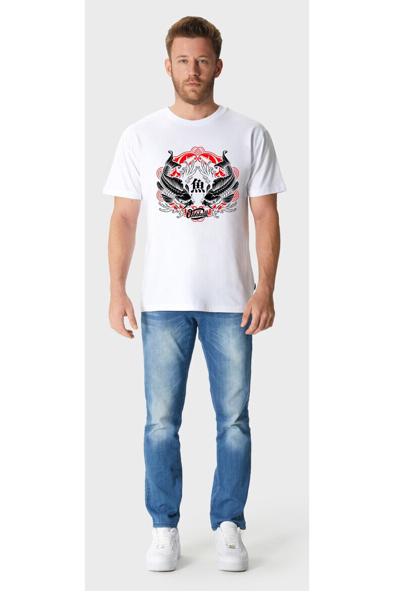 Oldskull Tricou de bumbac cu imprimeu grafic - Pled.ro