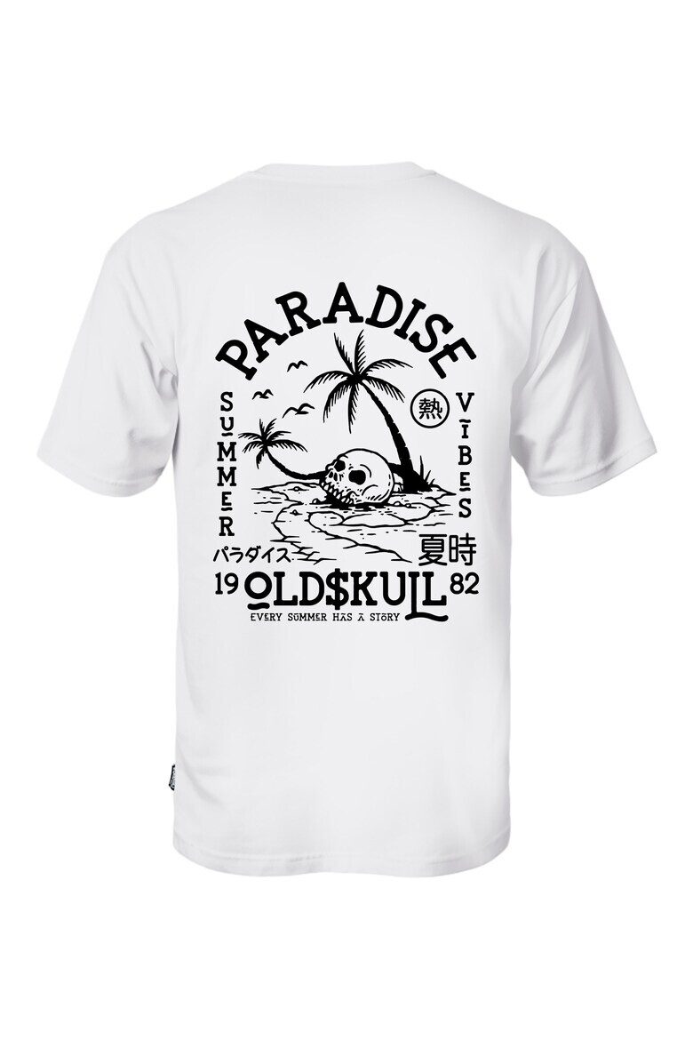 Oldskull Tricou de bumbac cu imprimeu grafic - Pled.ro