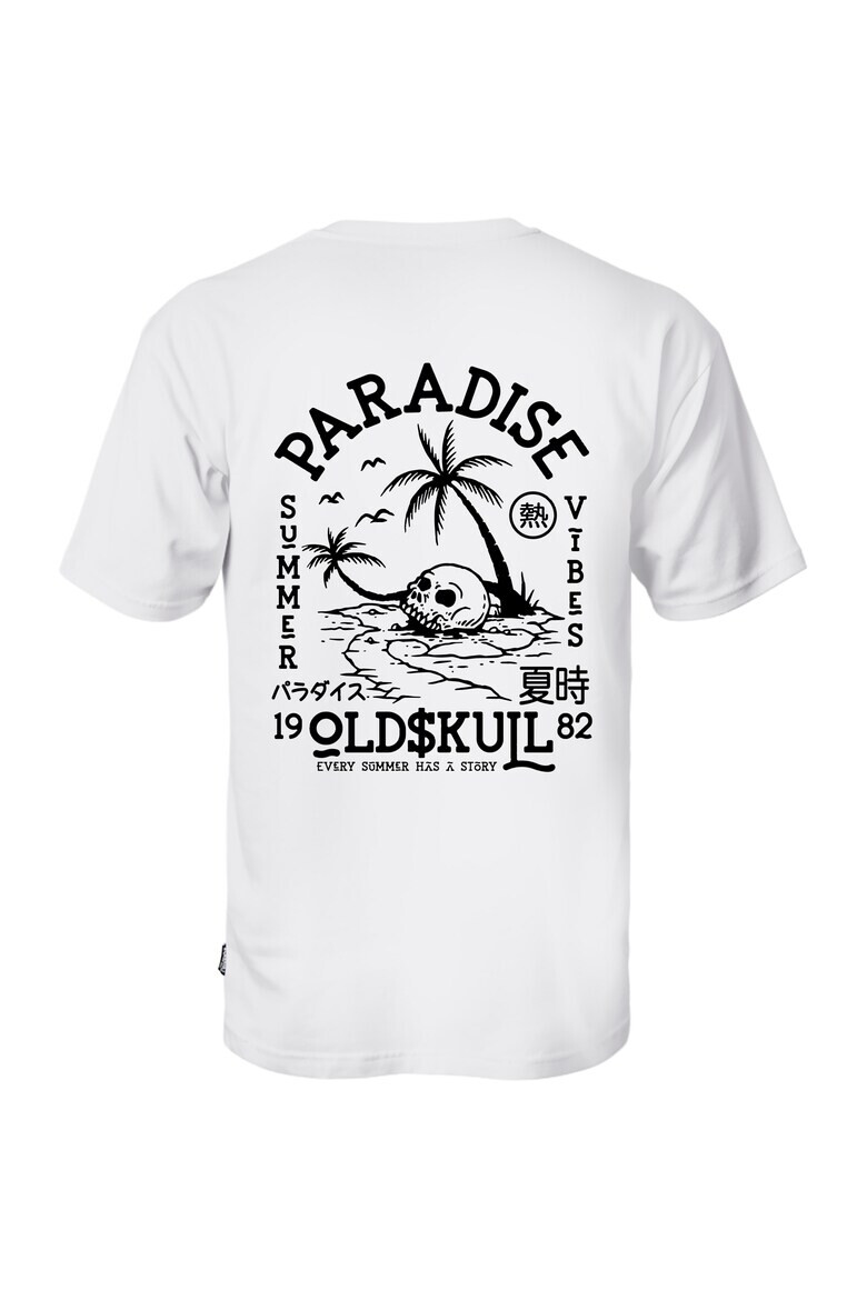 Oldskull Tricou de bumbac cu imprimeu grafic - Pled.ro