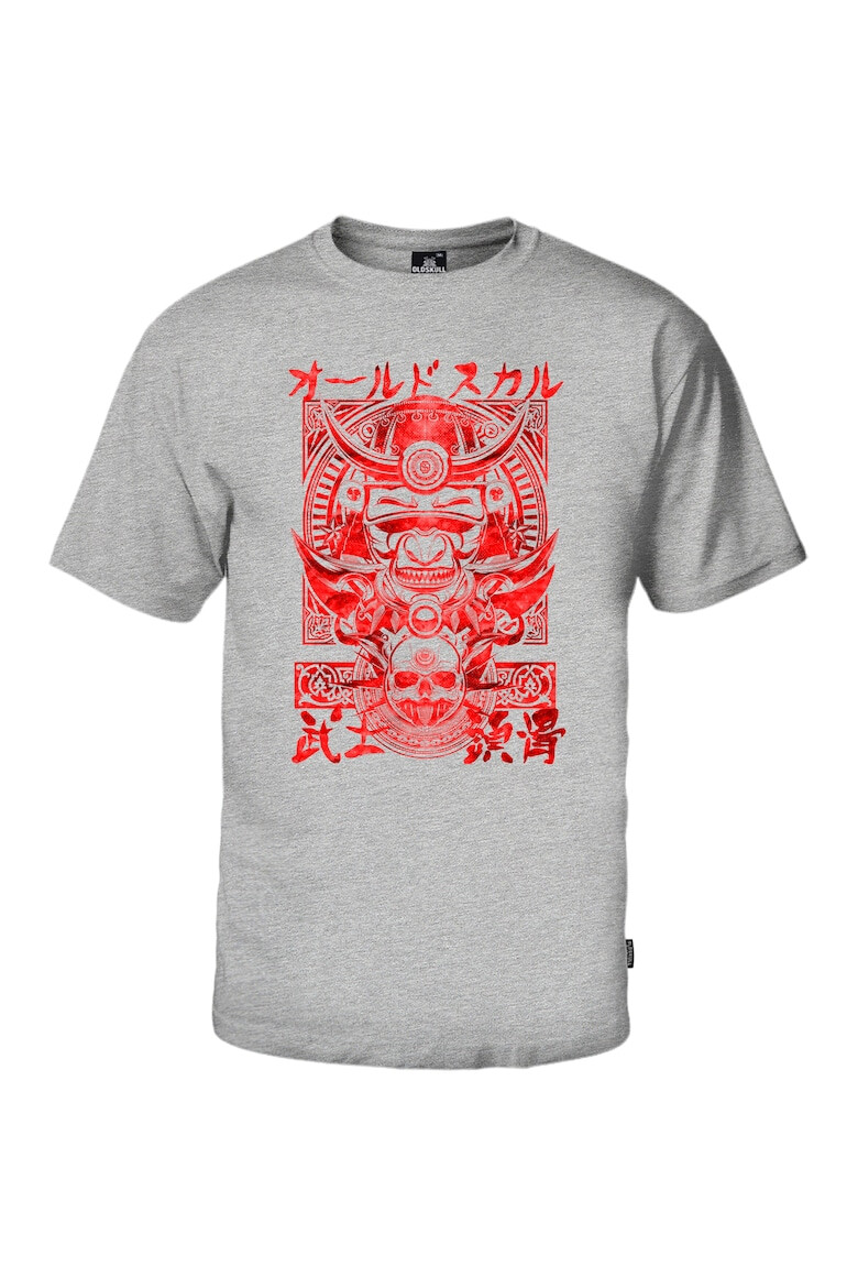 Oldskull Tricou de bumbac cu imprimeu Samurai - Pled.ro