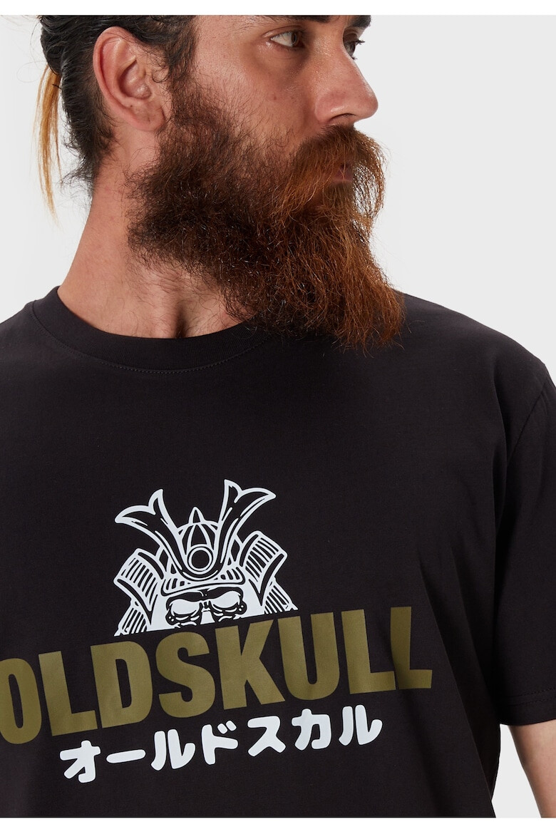 Oldskull Tricou lejer de bumbac cu imprimeu - Pled.ro