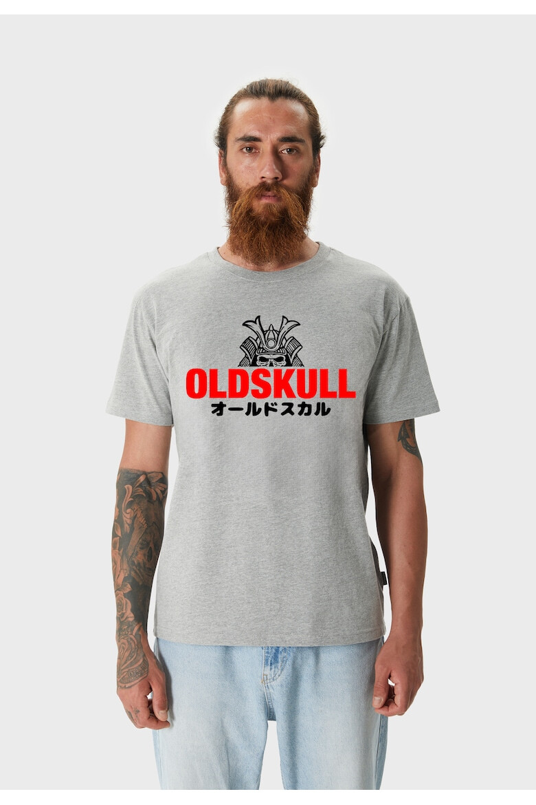 Oldskull Tricou lejer de bumbac cu imprimeu - Pled.ro