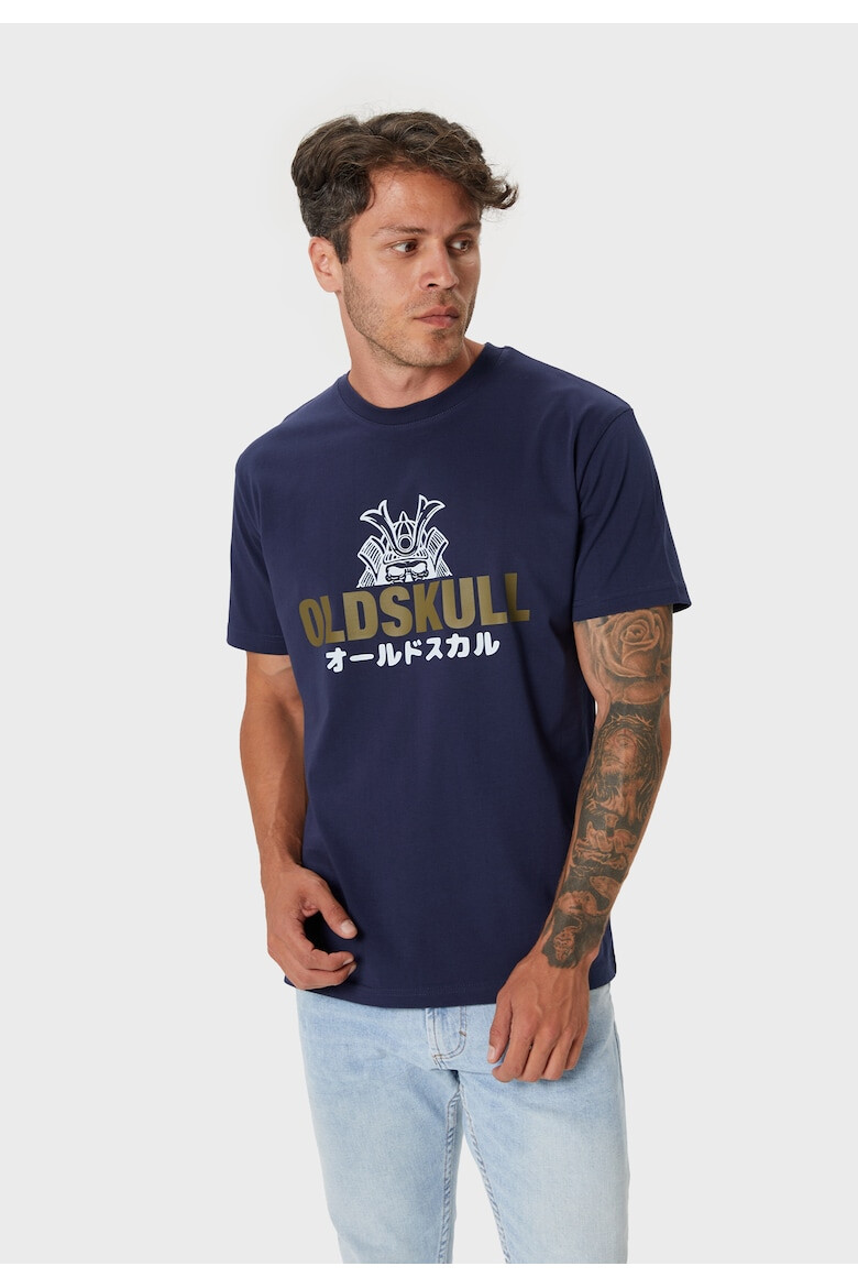 Oldskull Tricou lejer de bumbac cu imprimeu - Pled.ro