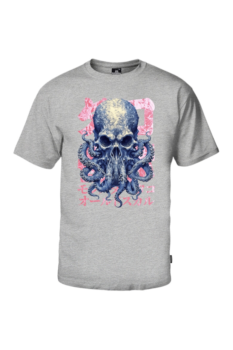 Oldskull Tricou lejer de bumbac cu imprimeu - Pled.ro