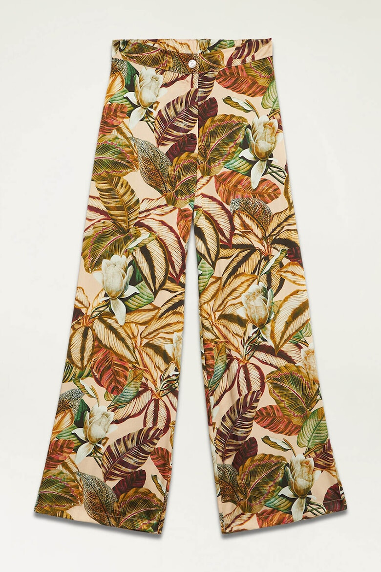 Oltre Pantaloni ampli cu model tropical - Pled.ro