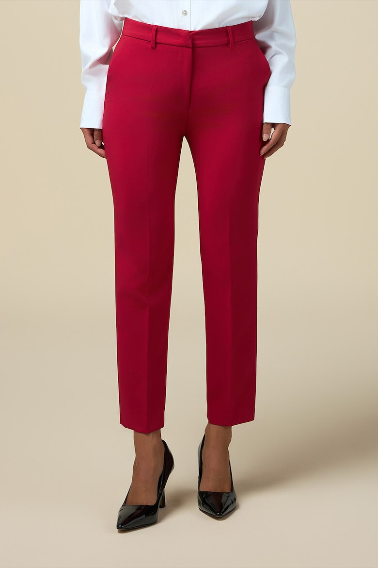 Oltre Pantaloni crop conici cu pliuri - Pled.ro