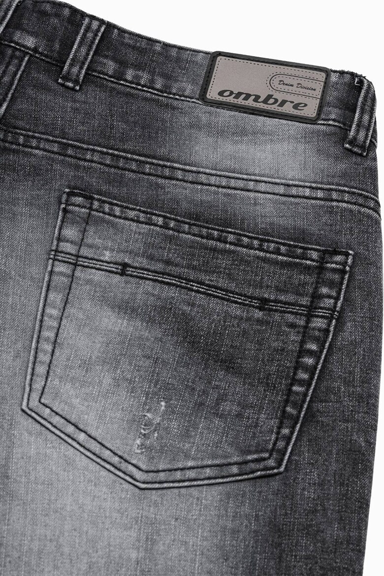 OMBRE Bermude din denim cu aspect deteriorat - Pled.ro