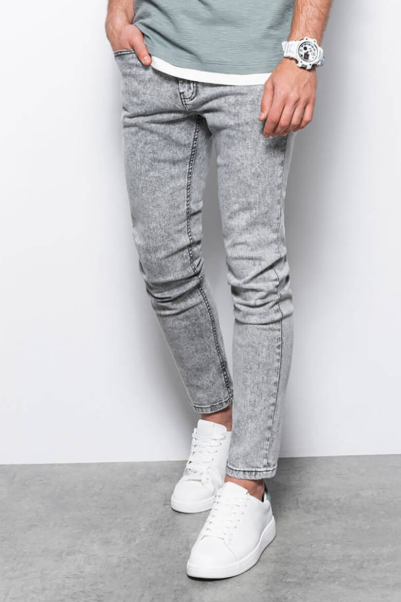 OMBRE Blugi skinny cu aspect decolorat - Pled.ro