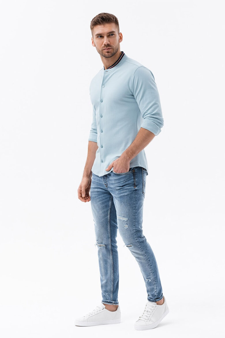 OMBRE Camasa-tunica slim fit de bumbac - Pled.ro