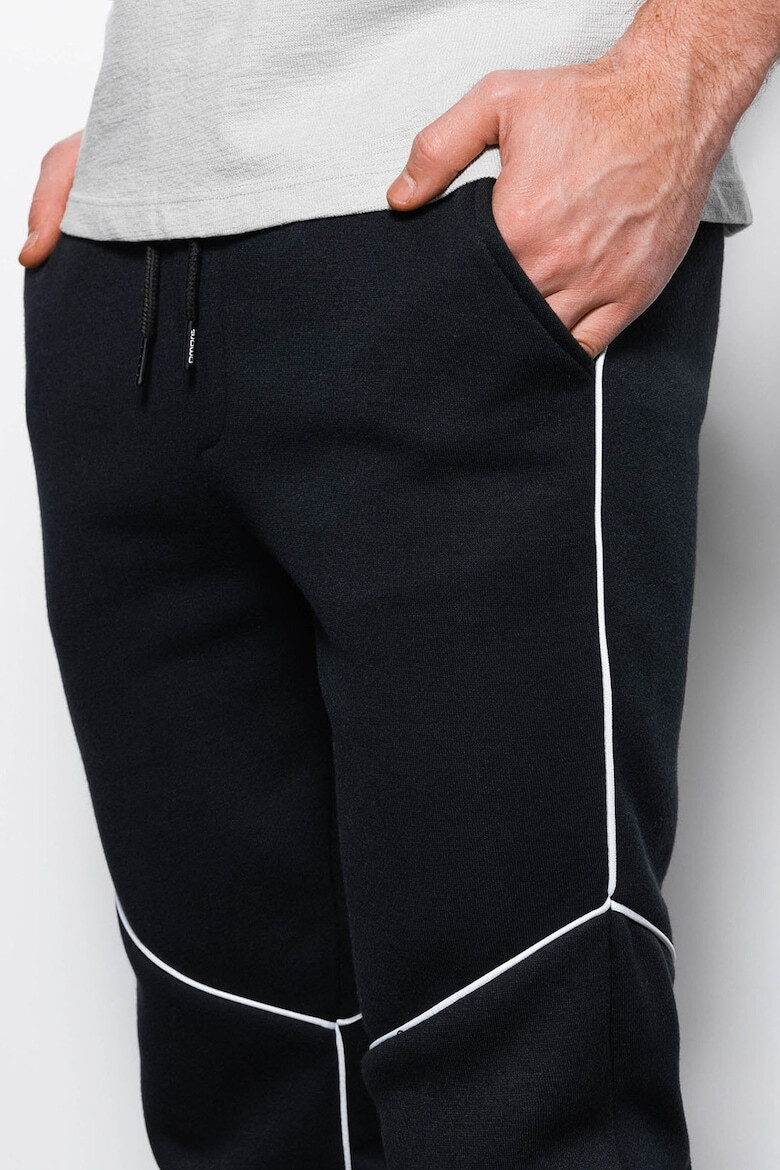 OMBRE DIVERSE Pantaloni sport din amestec de bumbac cu snur - Pled.ro