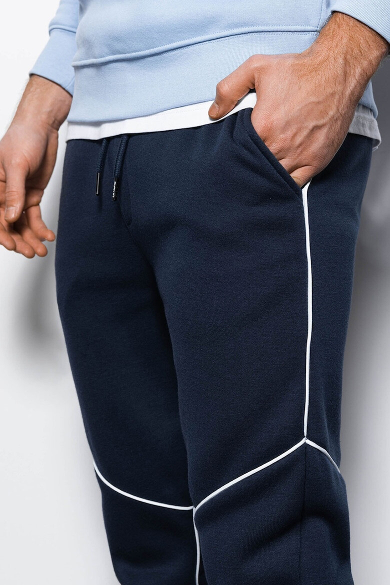 OMBRE DIVERSE Pantaloni sport din amestec de bumbac cu snur - Pled.ro