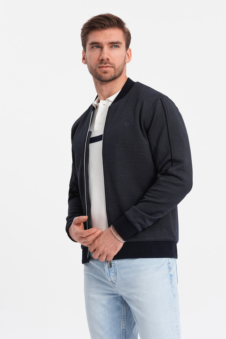 OMBRE Jacheta bomber din amestec de bumbac - Pled.ro