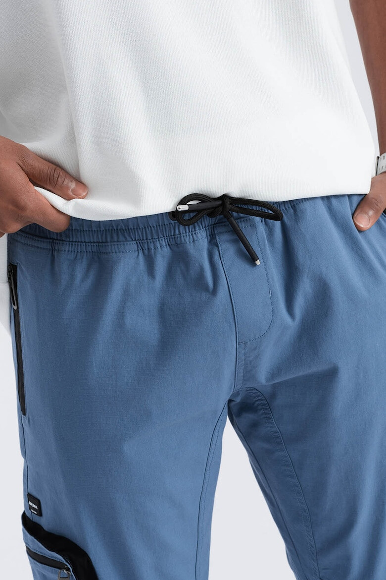 OMBRE Pantaloni cargo cu mansete elastice - Pled.ro