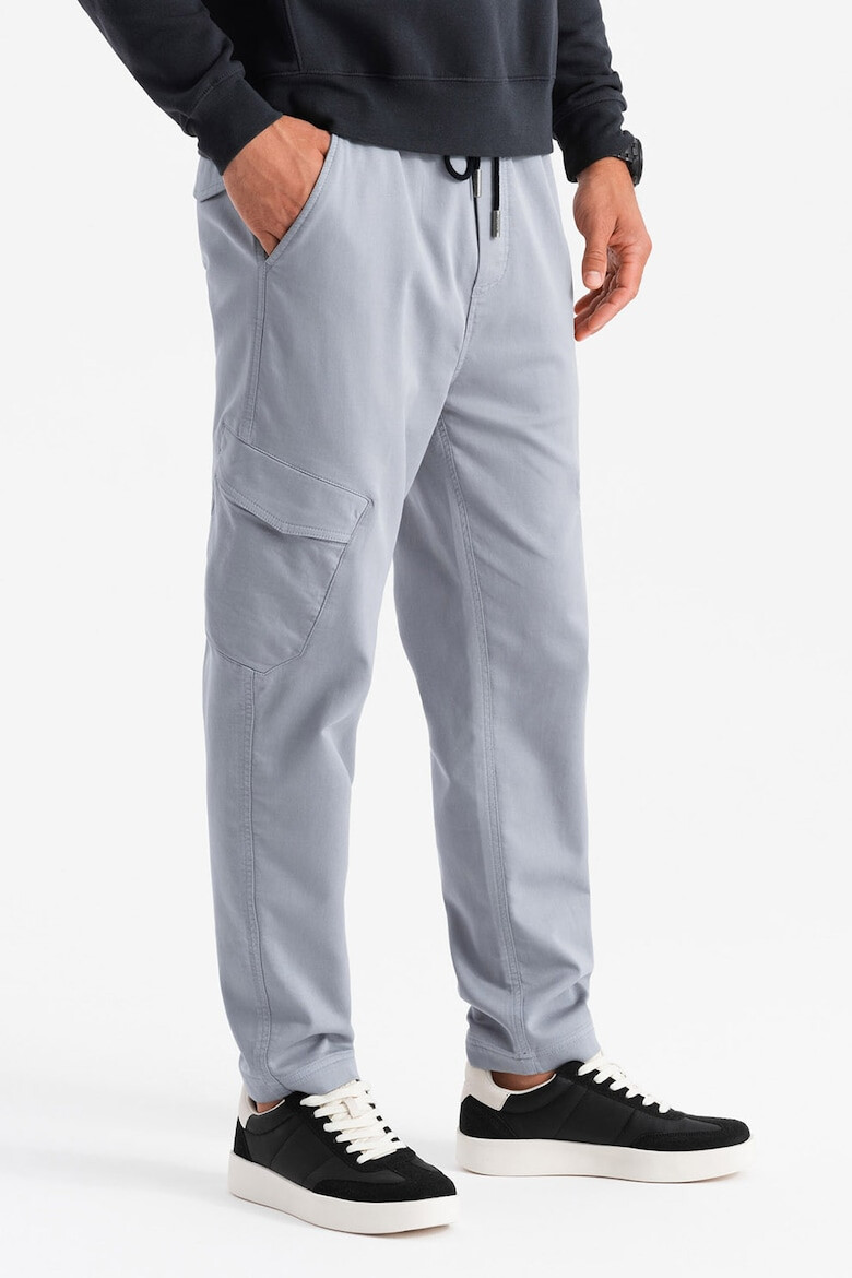 OMBRE Pantaloni cargo cu snur - Pled.ro