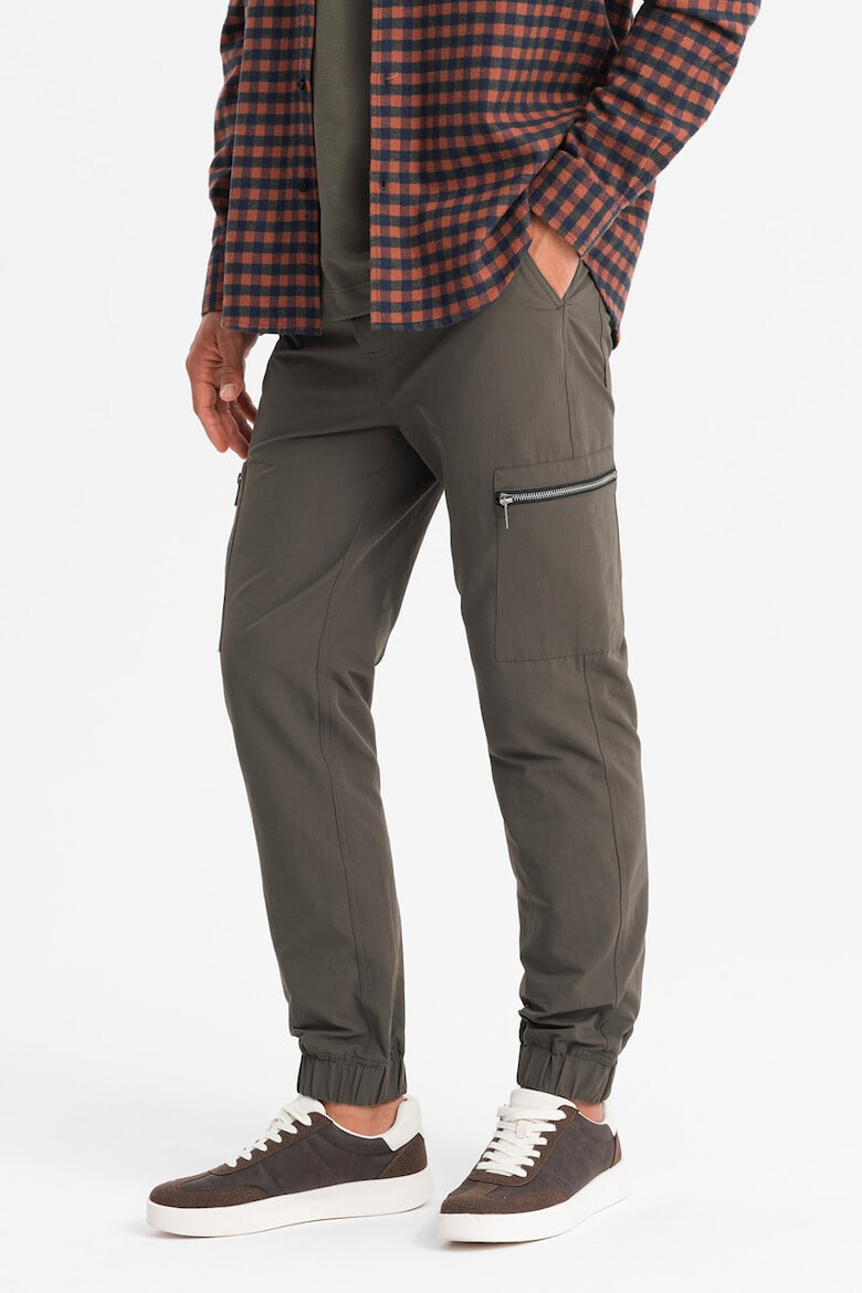 OMBRE Pantaloni cargo cu snur - Pled.ro