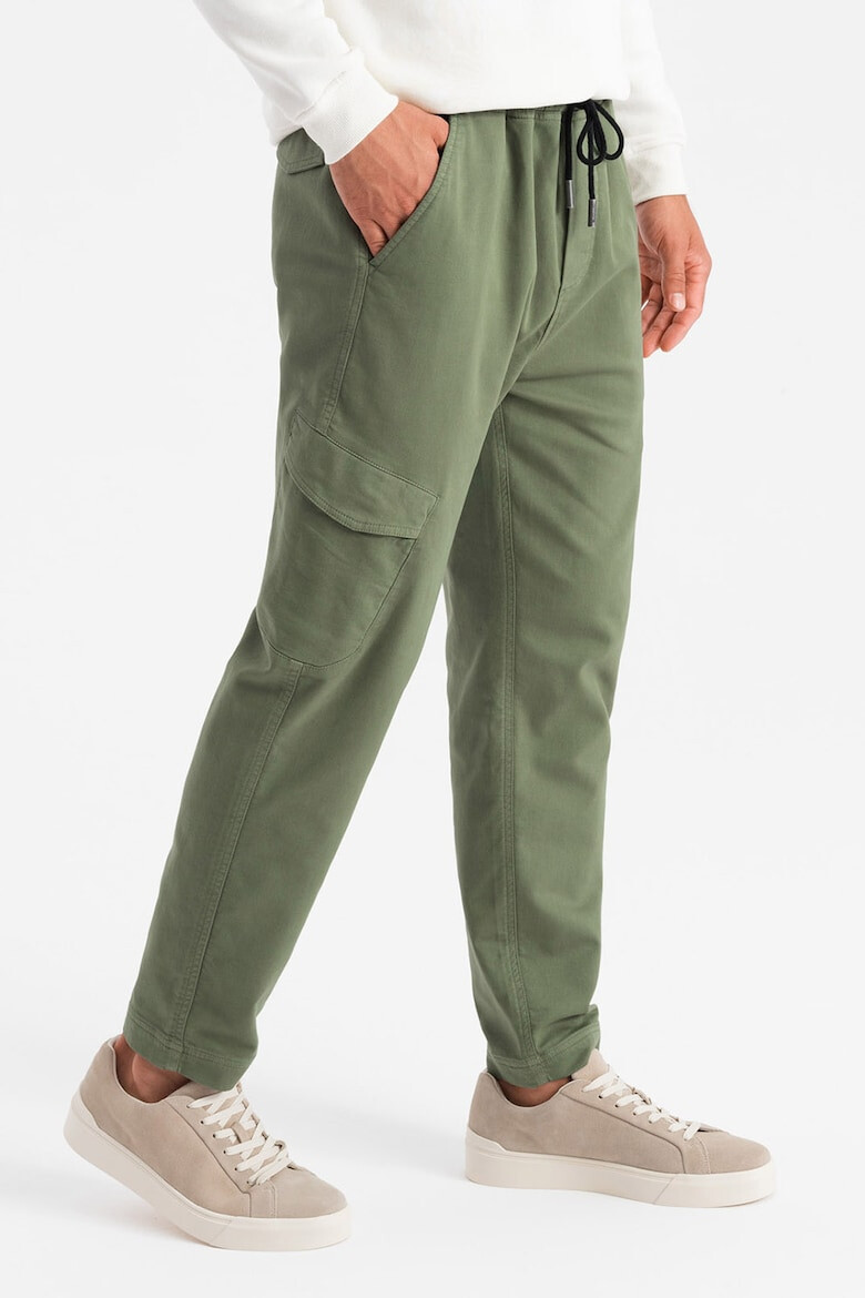 OMBRE Pantaloni cargo cu snur - Pled.ro