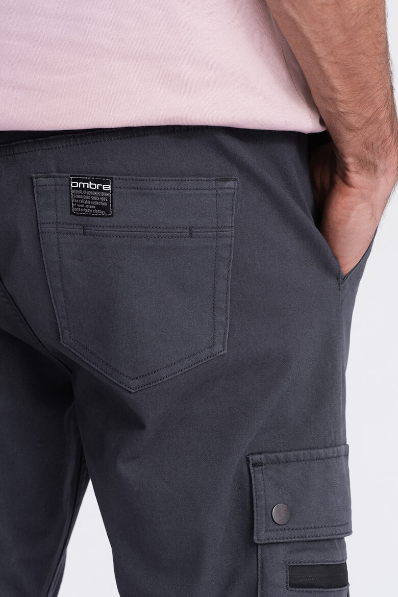 OMBRE Pantaloni cargo uni - Pled.ro