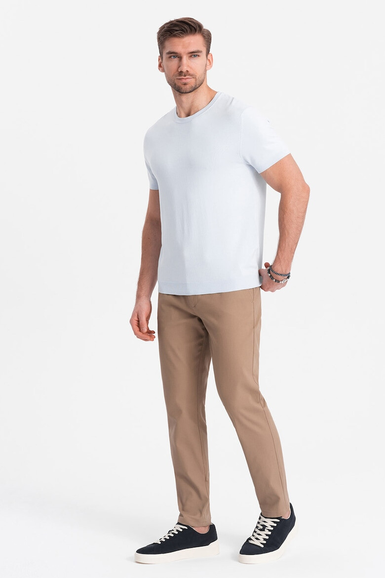 OMBRE Pantaloni chino cu buzunare laterale - Pled.ro