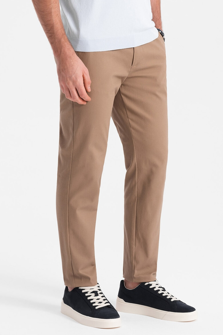 OMBRE Pantaloni chino cu buzunare laterale - Pled.ro