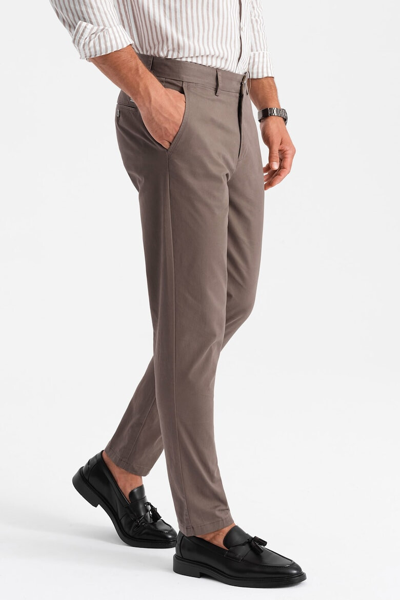 OMBRE Pantaloni chino cu talie medie - Pled.ro