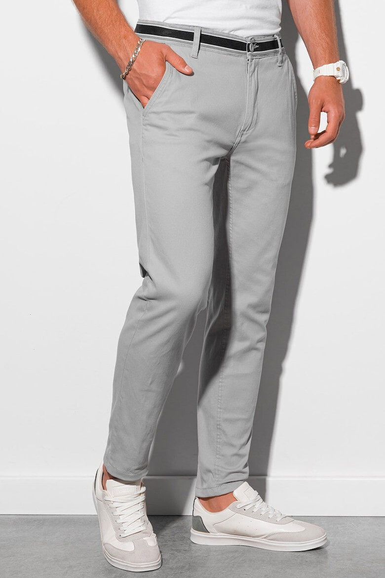 OMBRE Pantaloni chino din amestec de bumbac - Pled.ro