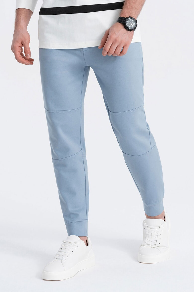 OMBRE Pantaloni de trening cu buzunare cu fermoar - Pled.ro