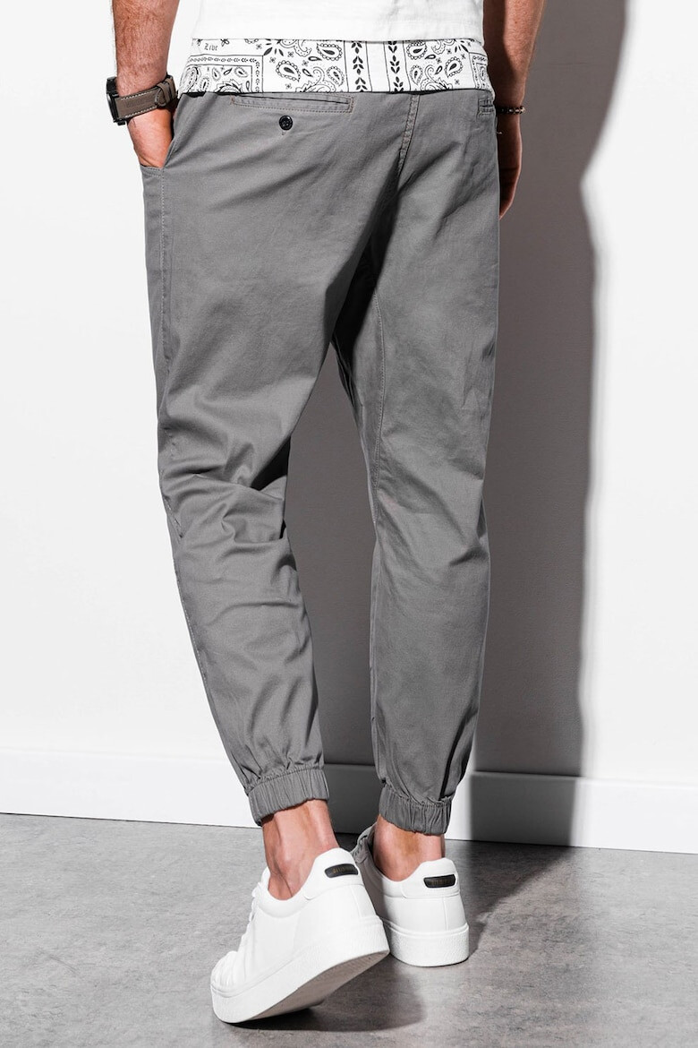 OMBRE Pantaloni jogger cu snur de ajustare - Pled.ro