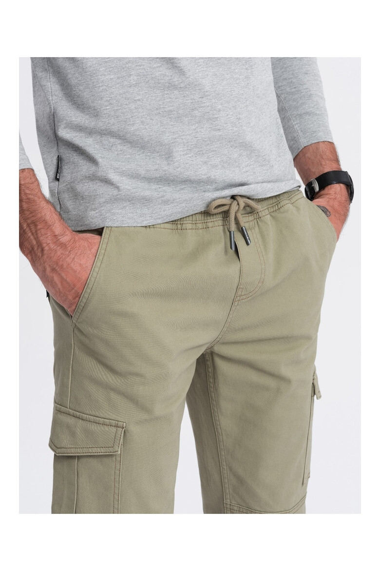 OMBRE Pantaloni lungi sport OM-PAJO-0123 Barbati Joggers Cargo - Pled.ro