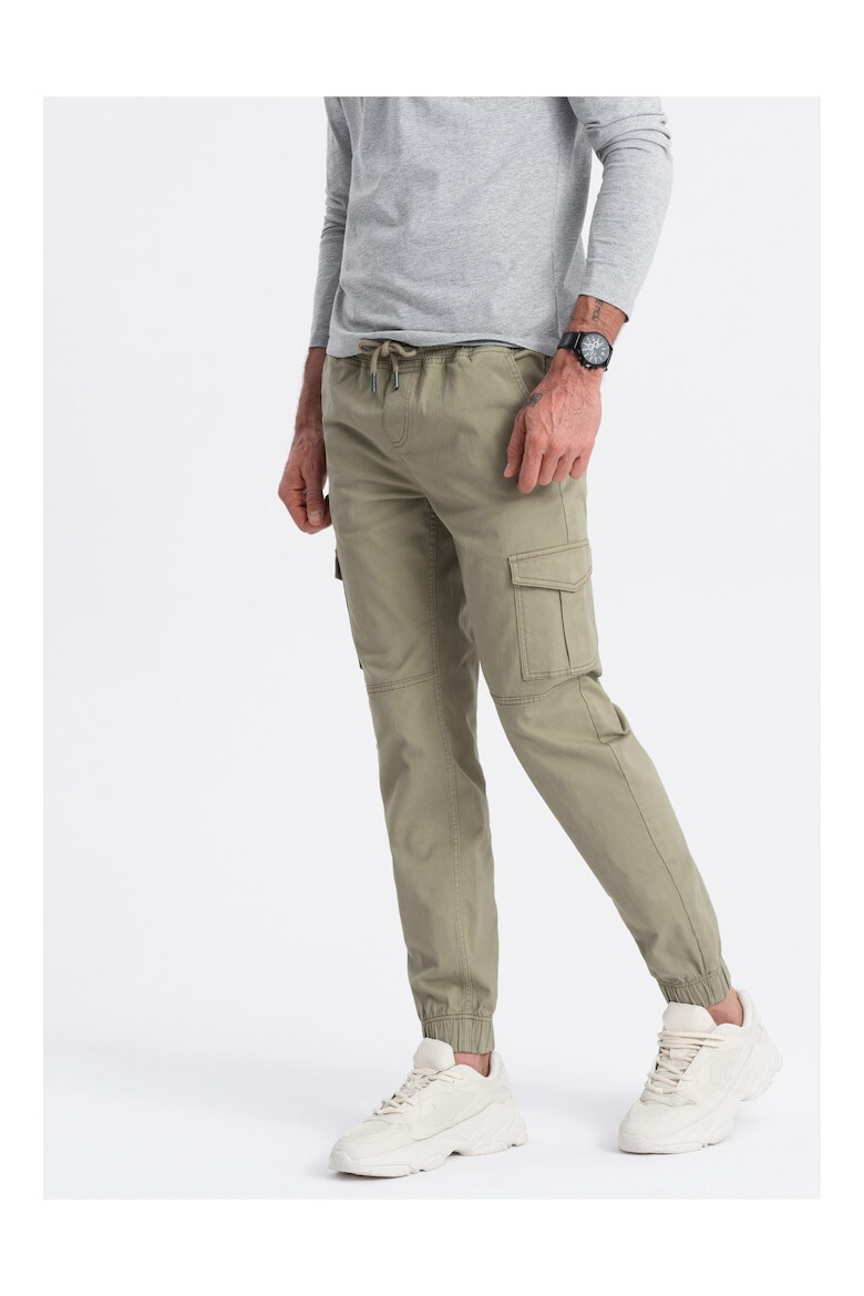 OMBRE Pantaloni lungi sport OM-PAJO-0123 Barbati Joggers Cargo - Pled.ro